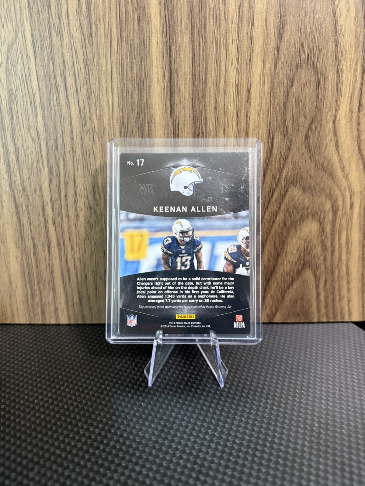 2013 Panini Black Onyx Rookie Materials Keenan Allen #17 RC /99 Chargers