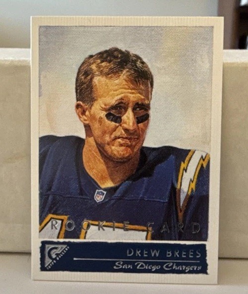 2001 Topps Gallery Drew Brees #115 (RC) NrMt/Mt Possible Grade 8 or 9