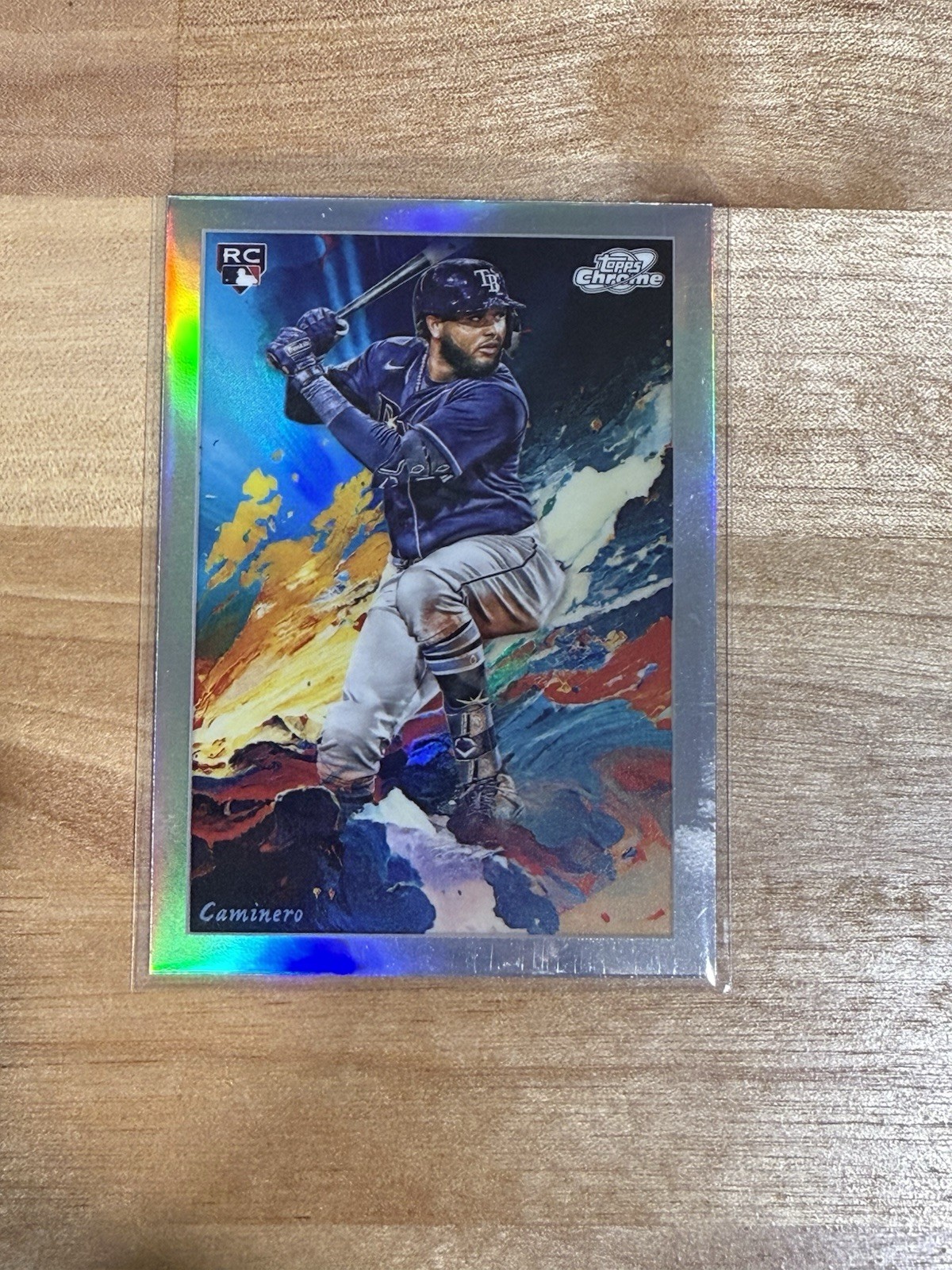 2024 Topps Chrome MLB Junior Caminero Stars in the Night STN-7 Rays