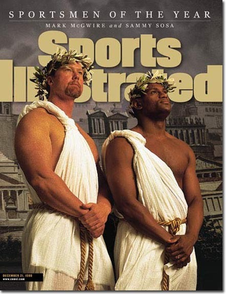 December 21, 1998 Mark McGwire Sammy Sosa SOY SPORTS ILLUSTRATED NO LABEL