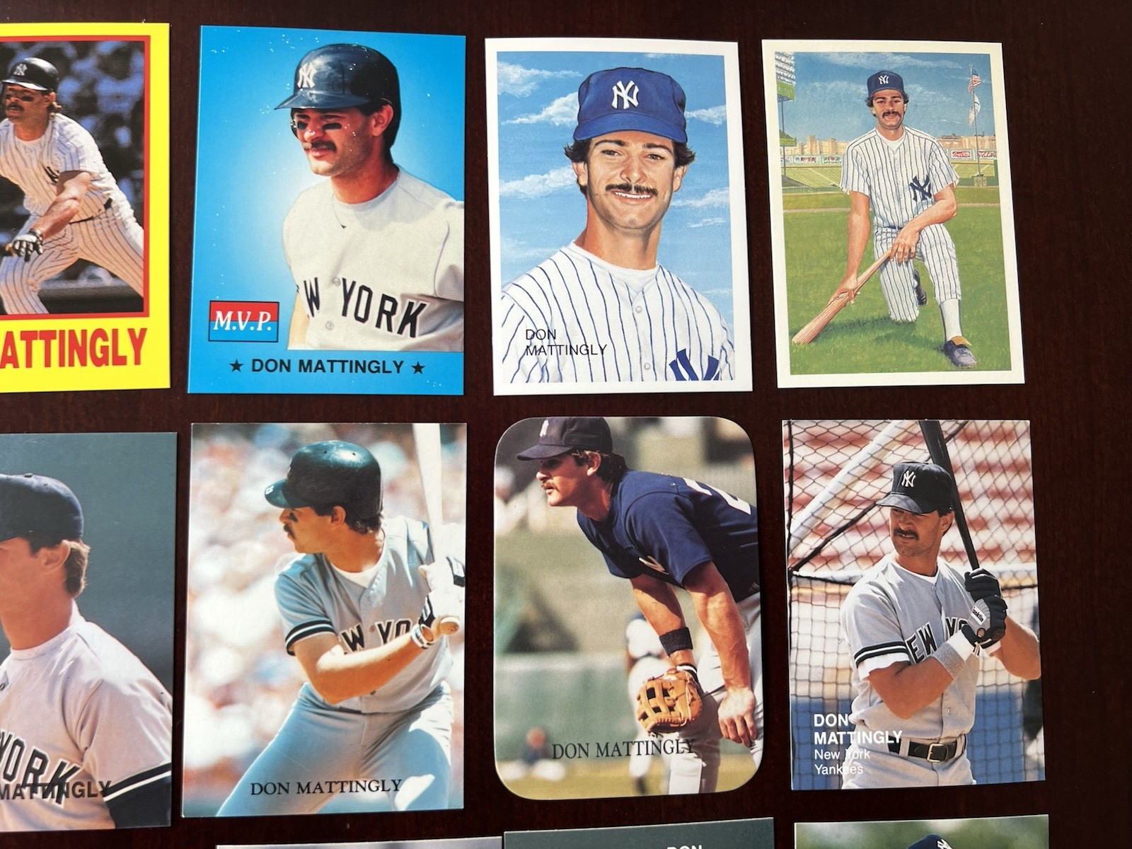 35 Card Lot: 1987 1988 1989 1990 Don Mattingly Oddball Cards Broder Classic MVP