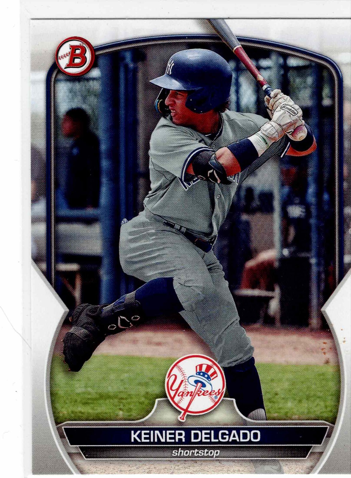 Keiner Delgado New York Yankees 2023 Bowman Draft