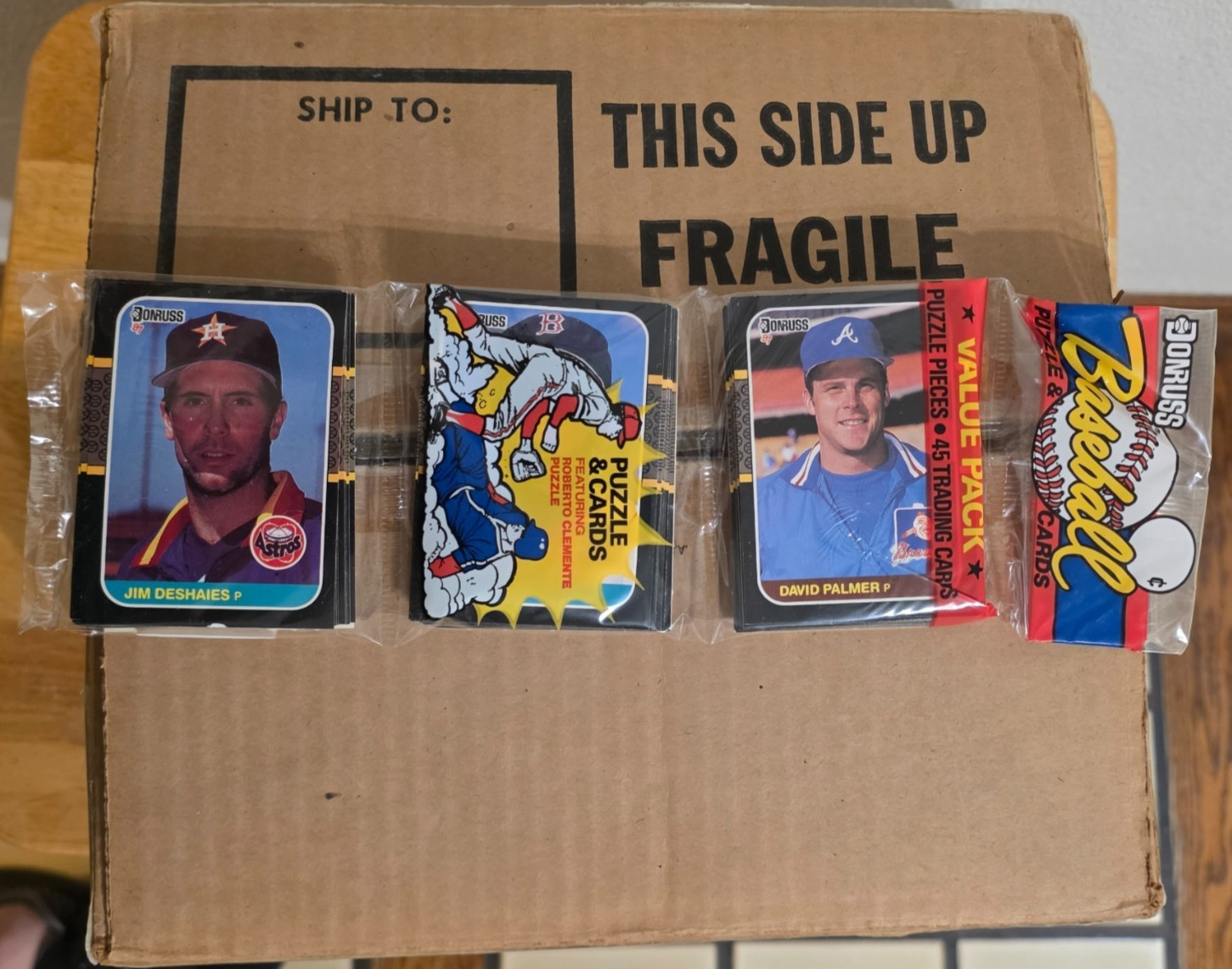 (1) ONE 1987 Donruss Baseball Rack Pack – FASC From A Sealed Case – 45 Cards !