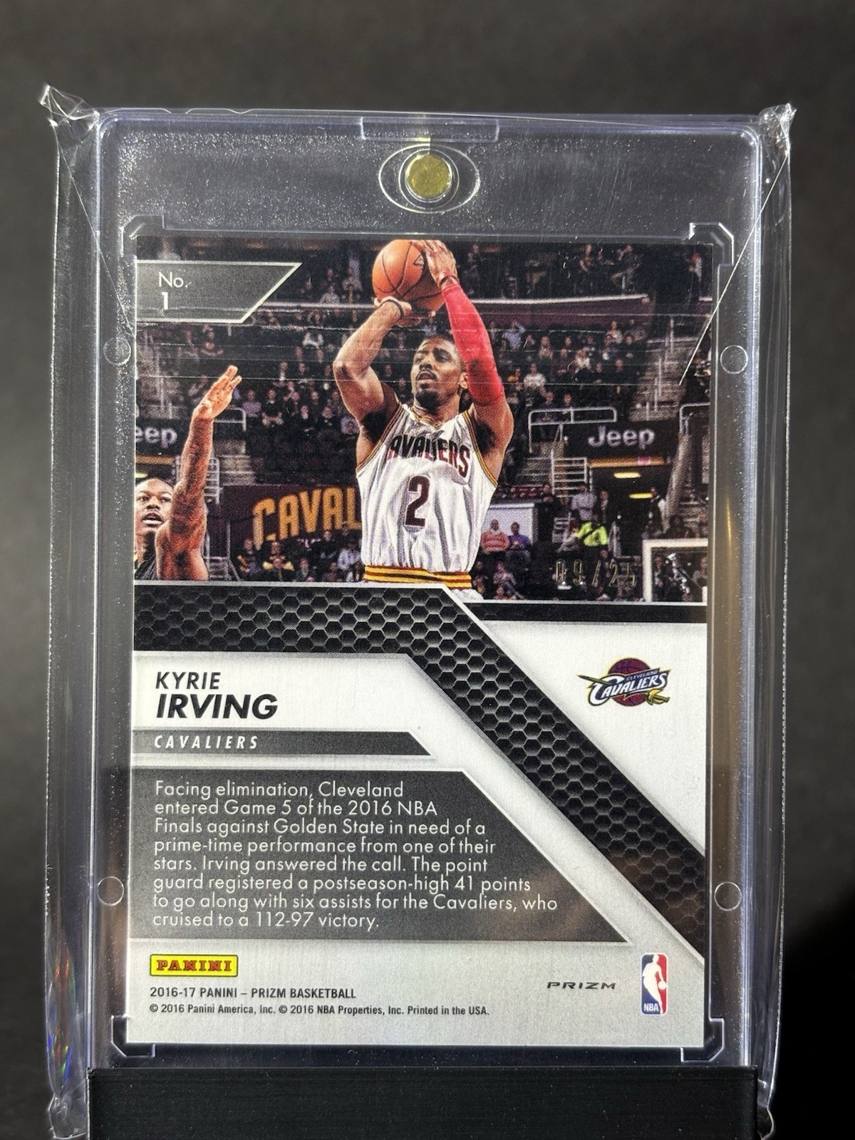 2016-17 Panini Prizm Kyrie Irving All Day Orange Wave Prizm /25 SSP #1 🔥🔥