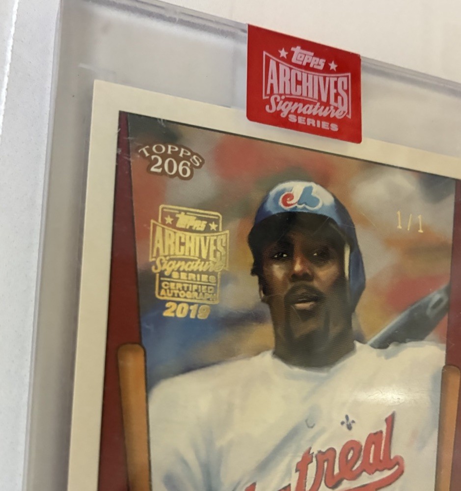 2019 Topps Archives Signature Series #206 Vladimir Guerrero Montreal Expos 1/1