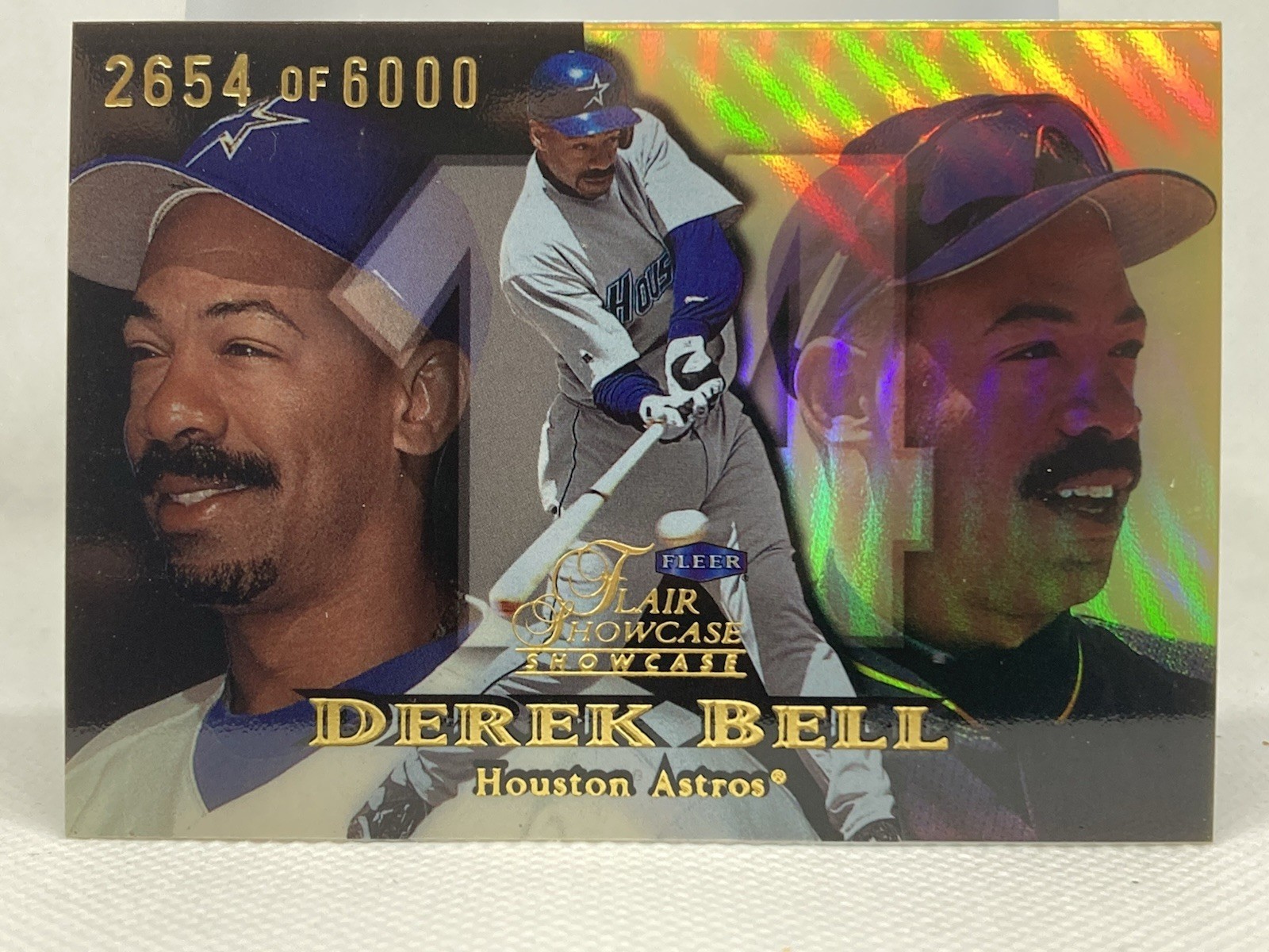 1999 Flair Showcase Row 1 /6000 Derek Bell #104 (2654)