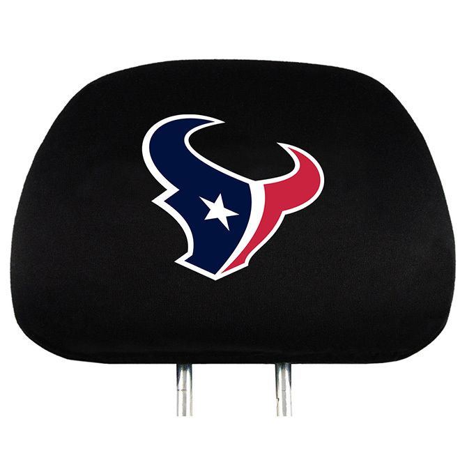 New Team ProMark NFL Houston Texans Head Rest Covers For Car Truck Suv Van