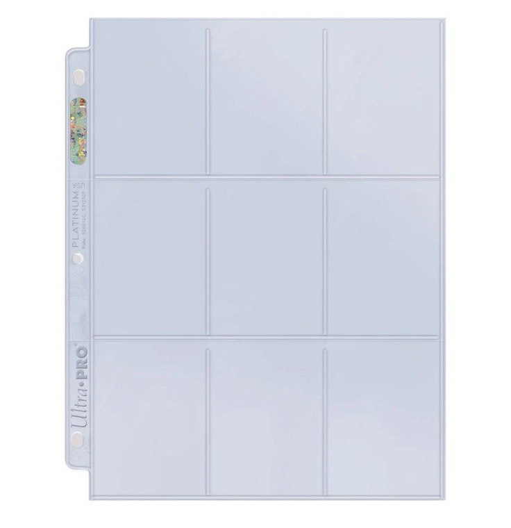 Ultra Pro Platinum Series Hologram 9-Pocket Pages (100) Hobby Exclusive 2014