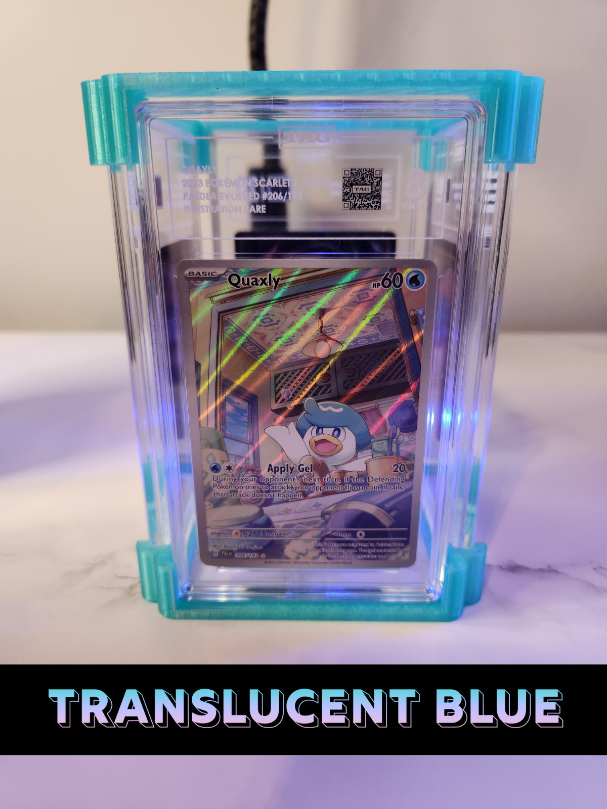 Graded Card Stand – Compatible with TAG – Turnable 360 Card Display – SlabTower