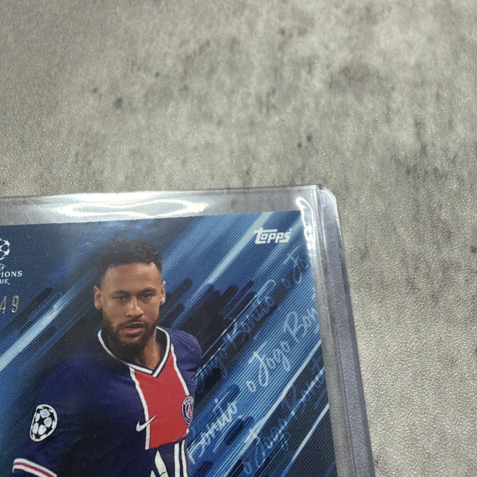 Topps Jogo Bonito Set 2021 Neymar Jr South American Stars Blue /49 C1100