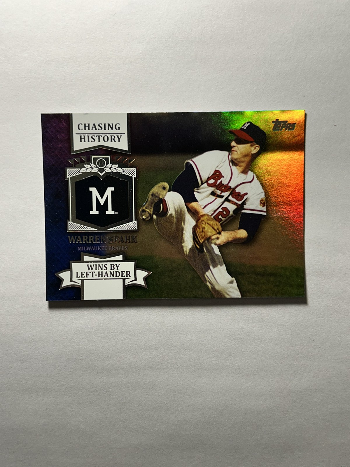 2013 Topps – Chasing History Warren Spahn #CH-31 Silver Foil