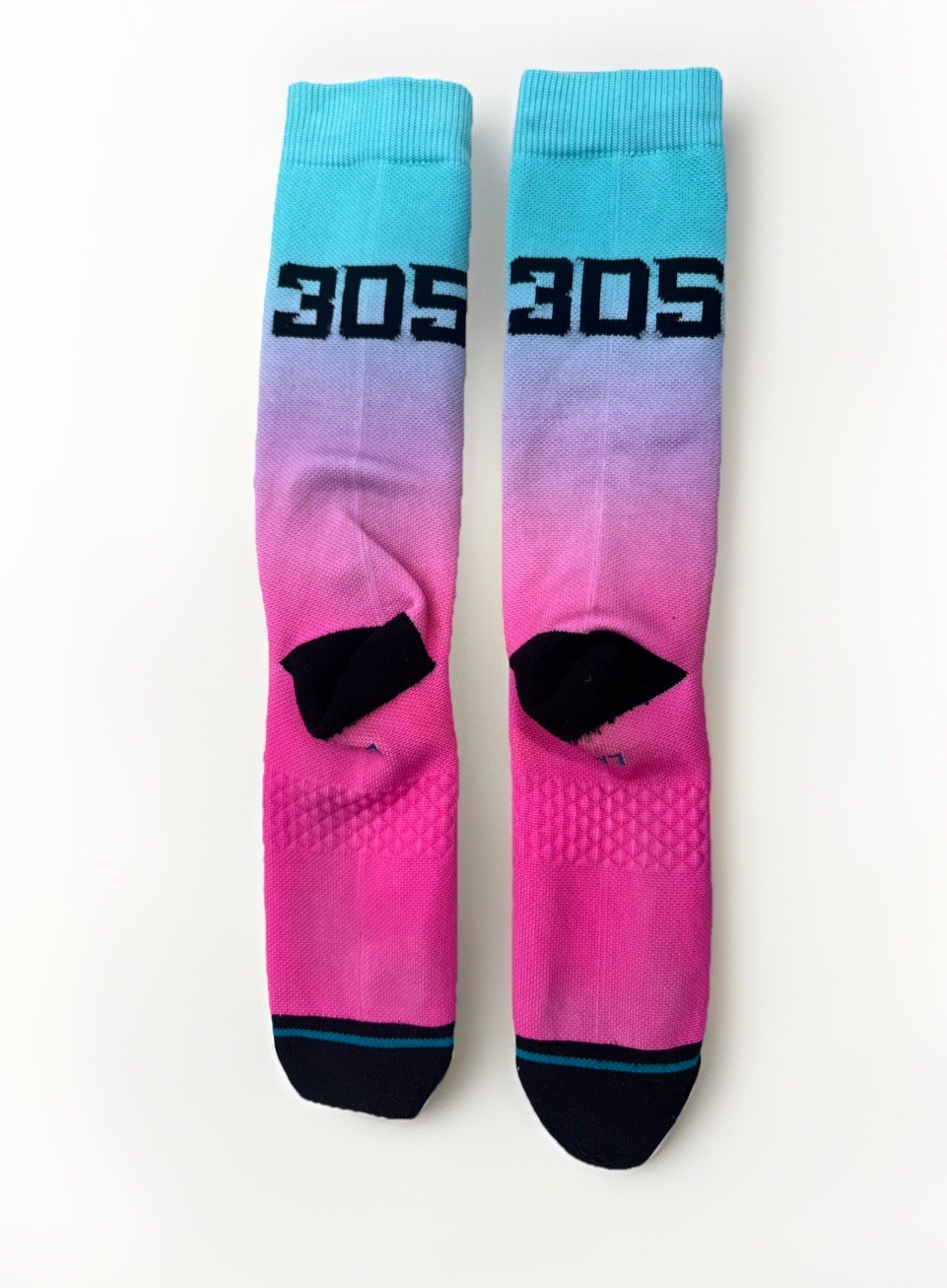 Miami Marlins Otto Lopez #6 2025 Team Issued Stance City Connect 305 Socks Lg