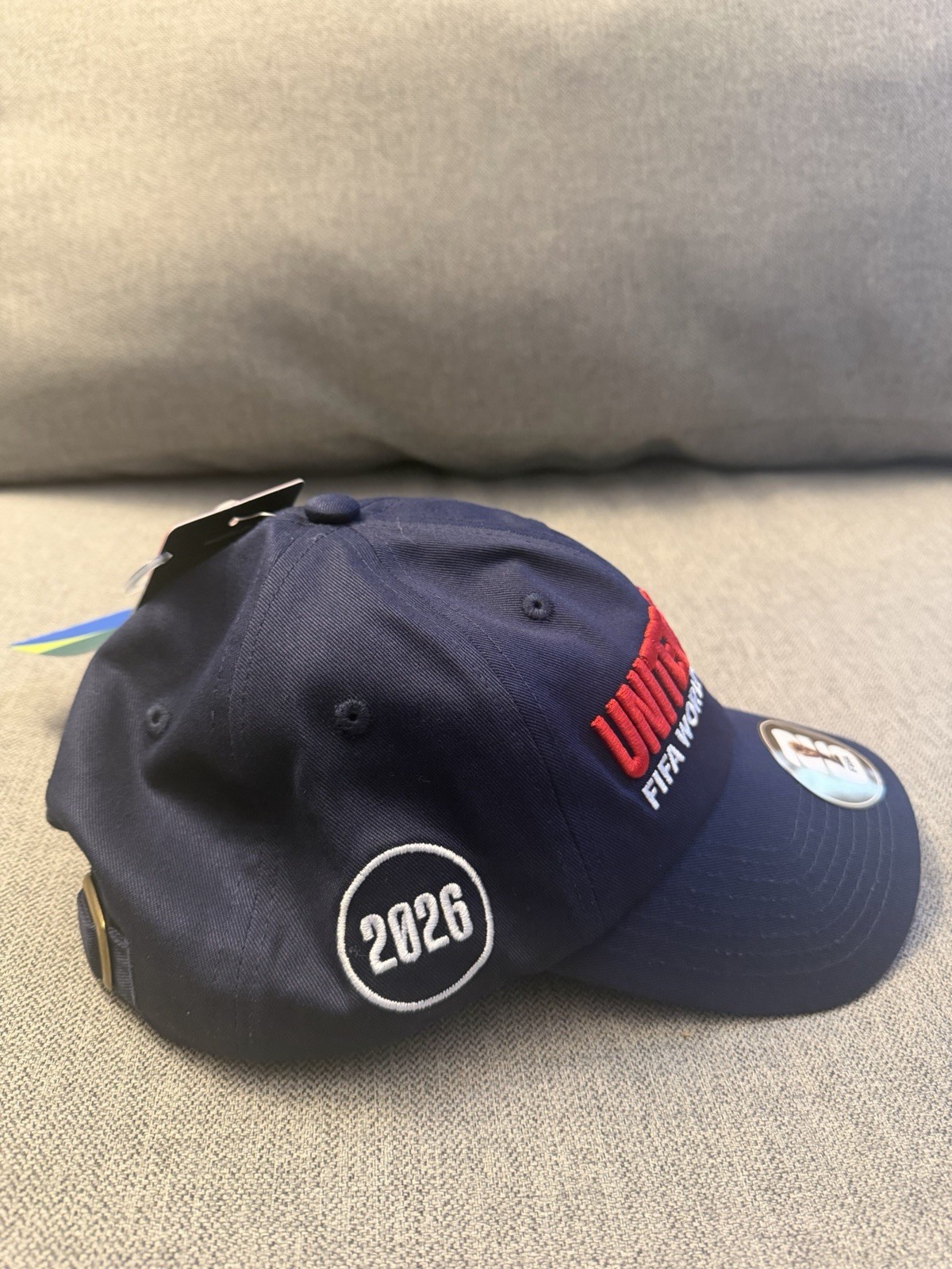 FIFA USA World Cup 2026 Cap Navy Red White Official Licensed Unisex Adult