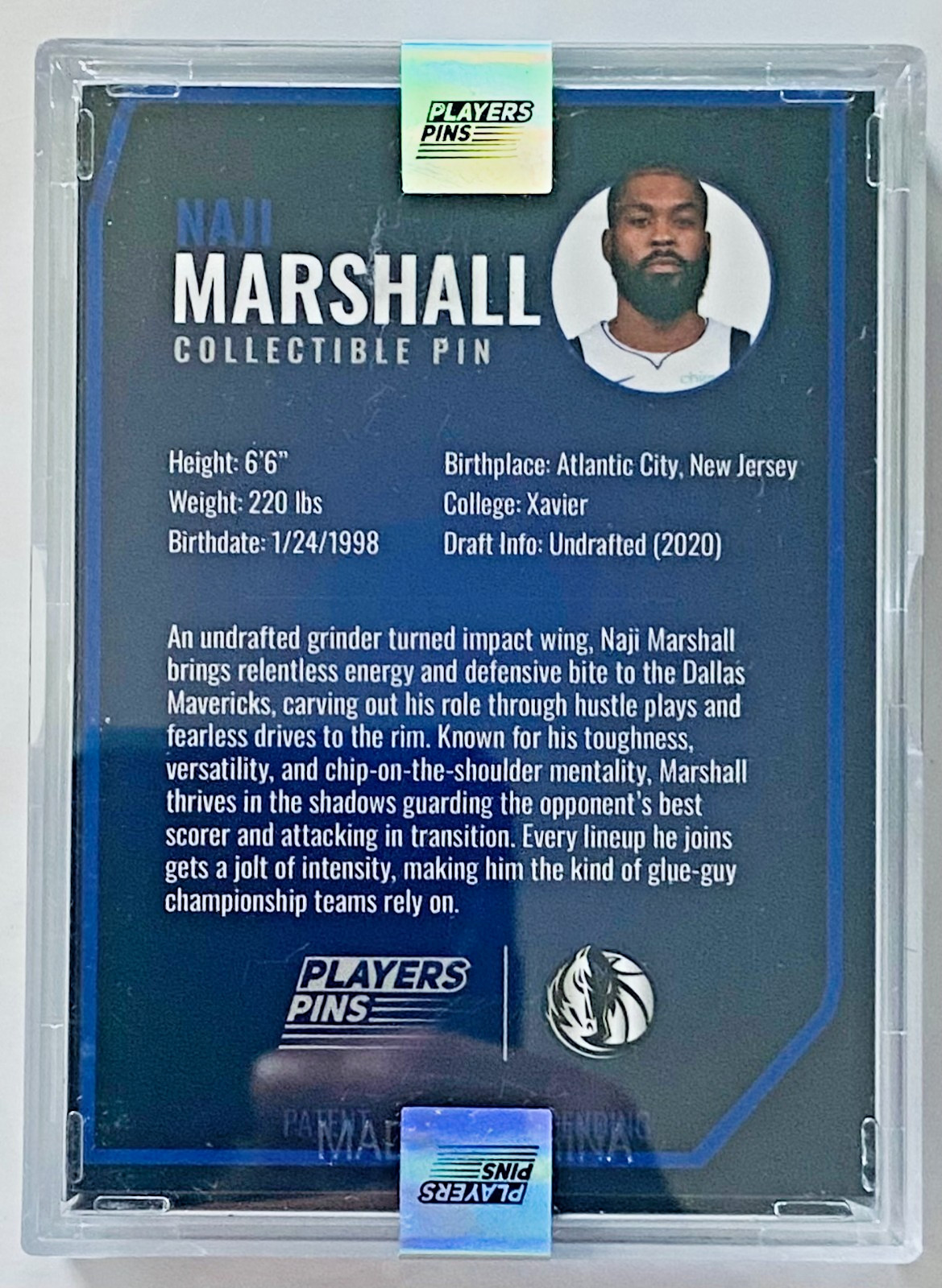 2025-26 Dallas Mavericks Collectible Players Pin Night Complete Set LE /5000