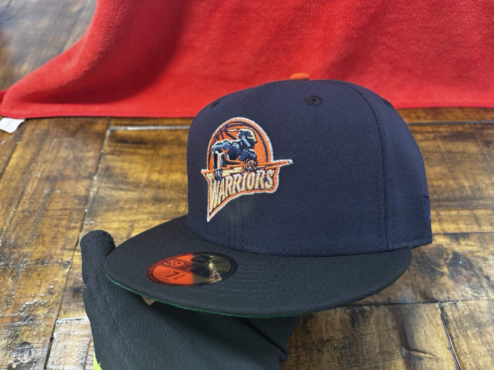 Golden State Warriors 2000 All Star Game Black Navy New Era Fitted 7 3/4 GreenUV