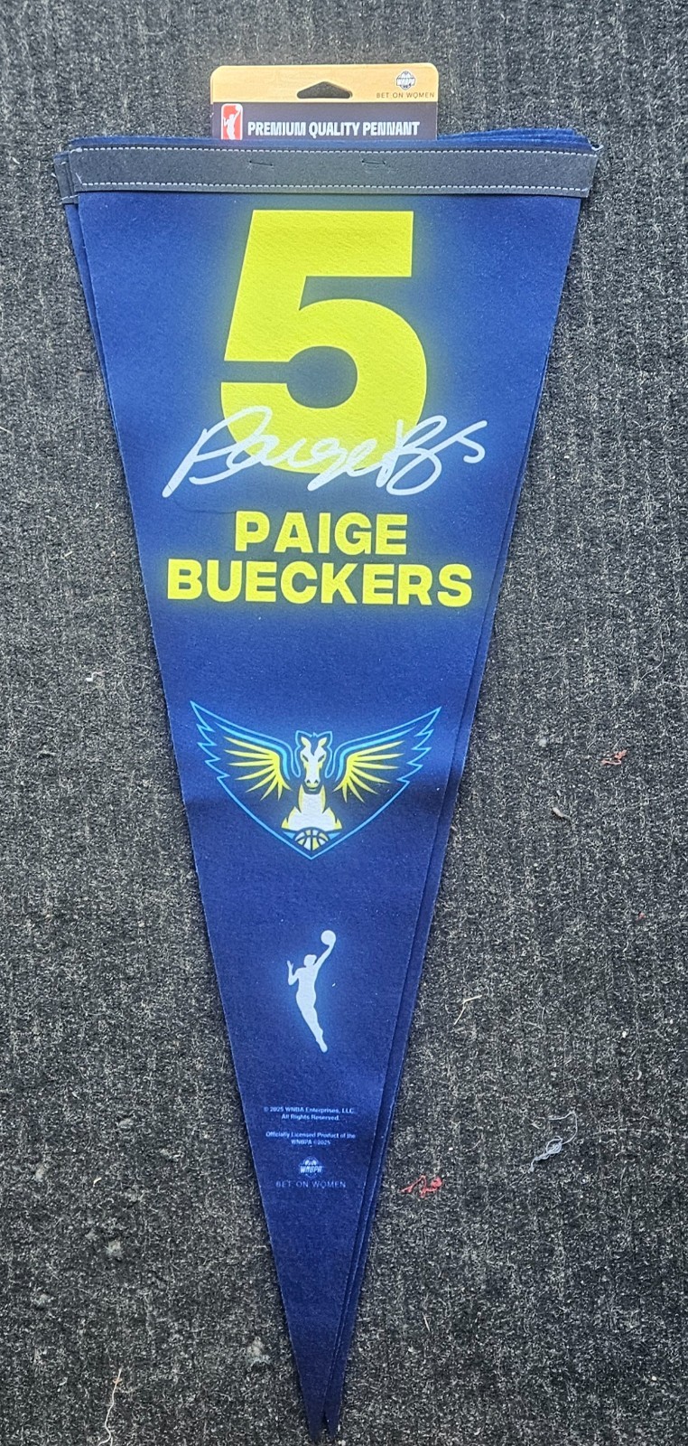 Paige Bueckers Dallas Wings WNBA Premium Pennant 12″X30″ Banner