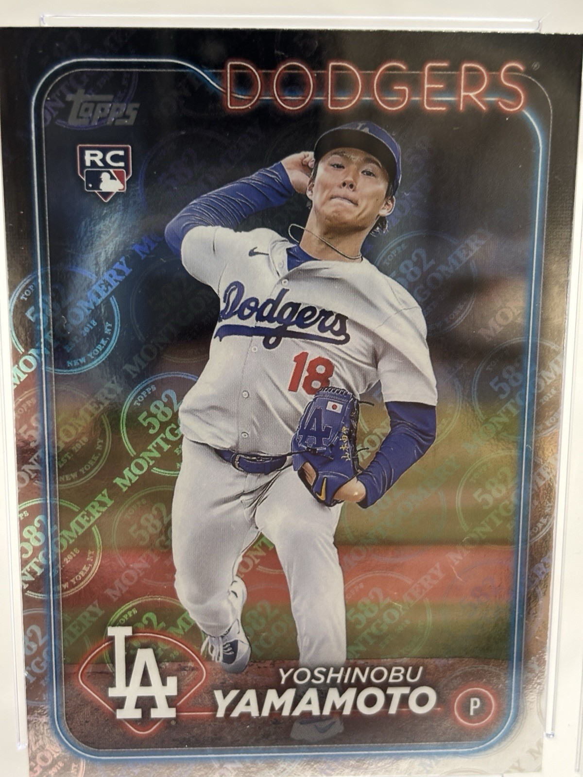 2024 Topps #553 Yoshinobu Yamamoto RC 582 Montgomery Club CGC 10 PRISTINE