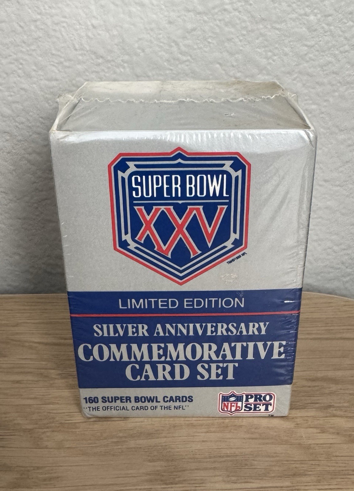 1990 Pro Set Super Bowl XXV Commemorative 160 Card Set Factory Sealed