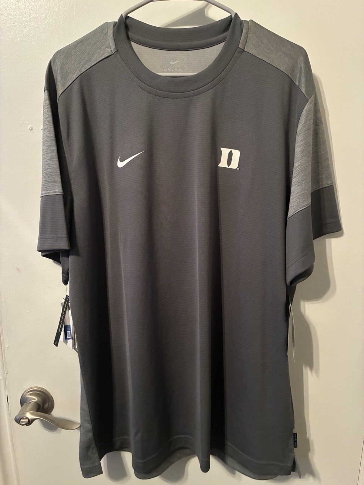 Brand New Nike Dri Fit Duke Blue Devils Pullover Shirt Mens Size XL Free Ship