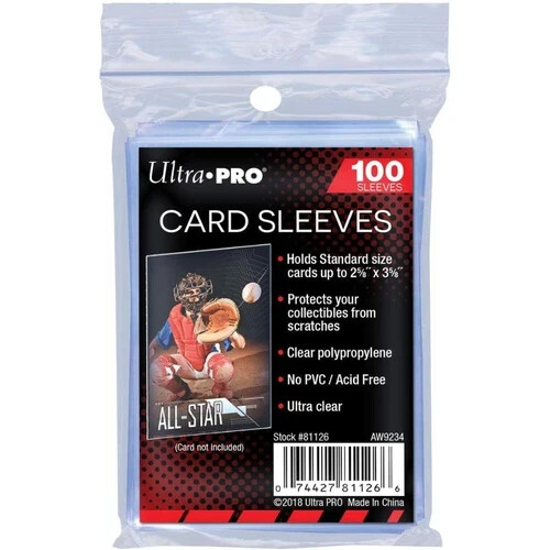 1000 Ultra Pro THICK Card Soft Penny Sleeves 10 Packs of 100