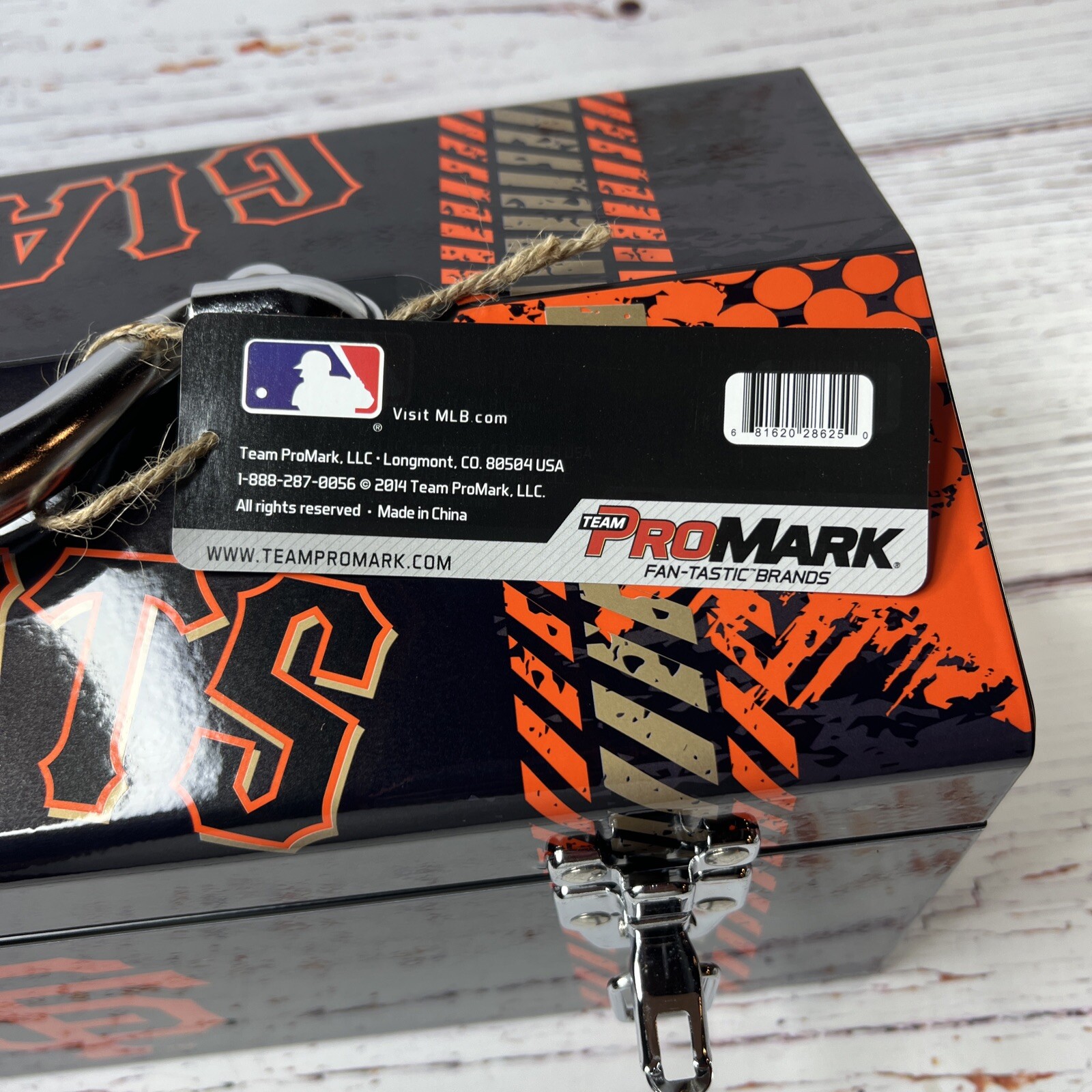 NBL Giants Windco 16.25 in. Steel San Francisco Art Deco Tool Box 7.1 in. new