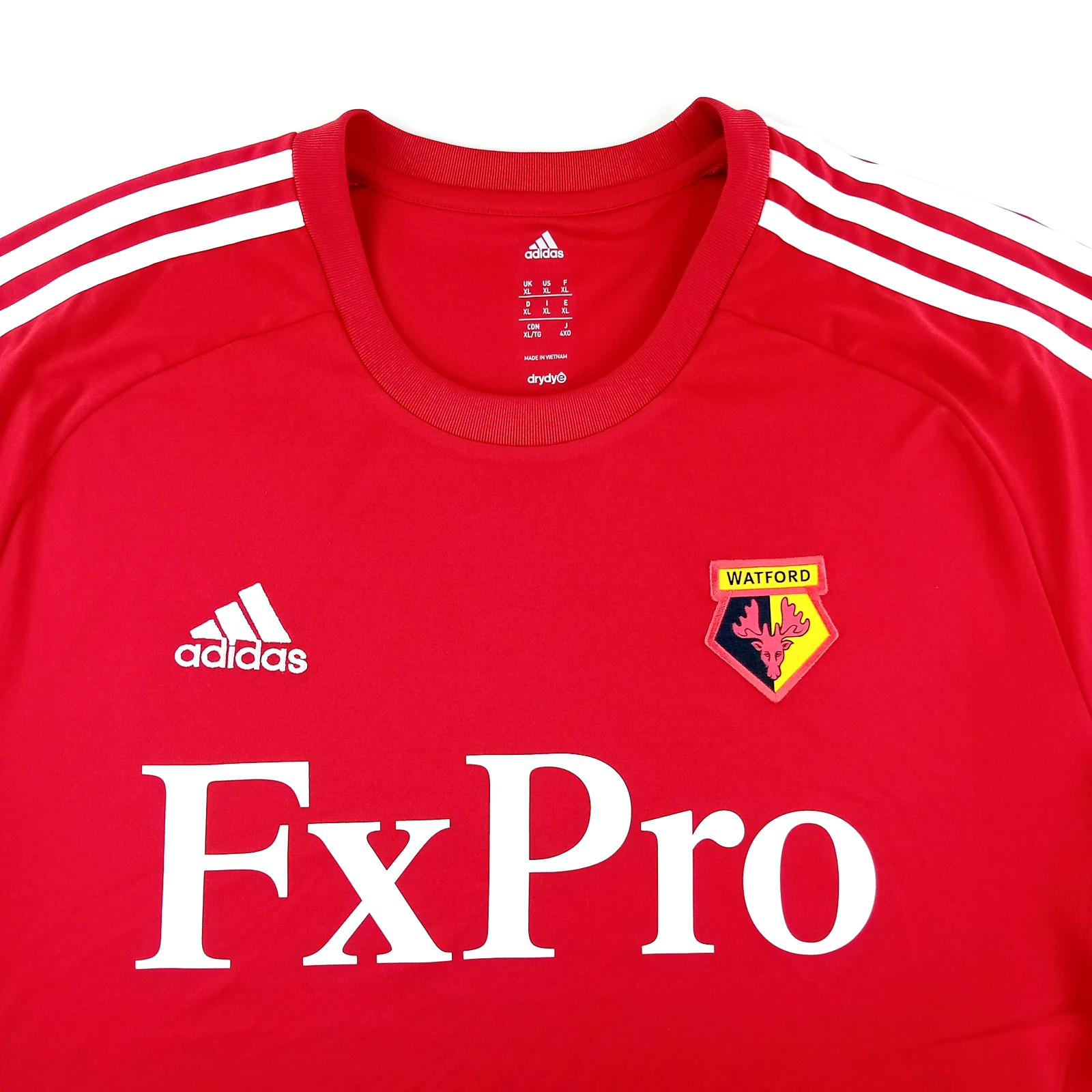 Watford Football Shirt Adidas XL Training Kit Jersey Hornets 2017 2018 CC10