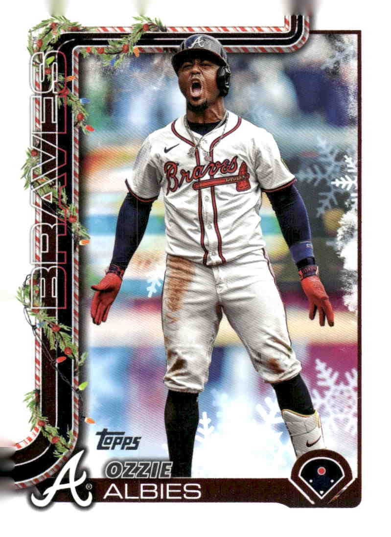 2025 Topps Holiday #H36 Ozzie Albies