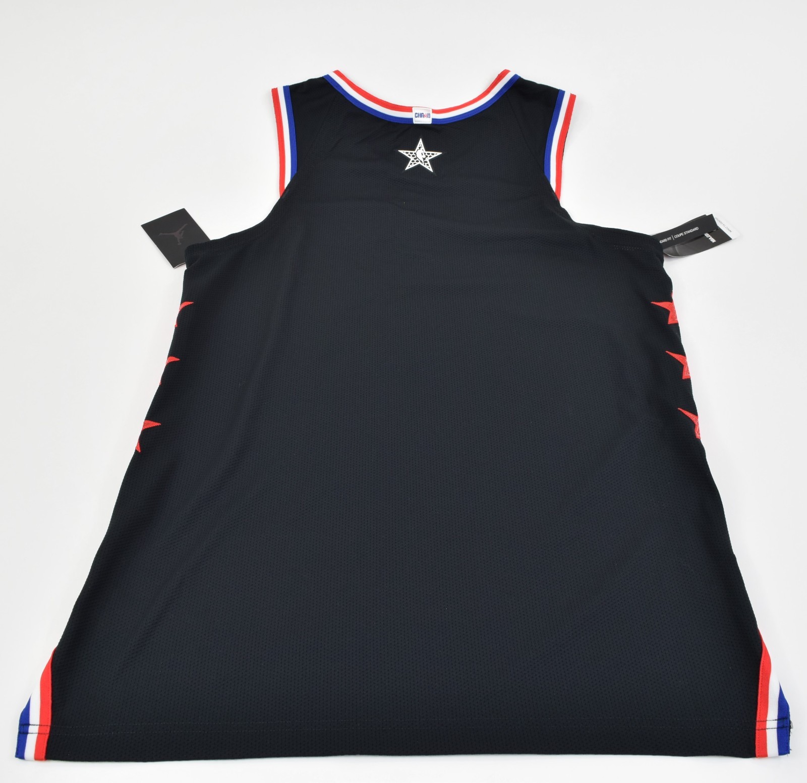 JORDAN 2019 NBA ALL-STAR TEAM LEBRON AUTHENTIC BLANK JERSEY MENS SIZE 44 M +2L