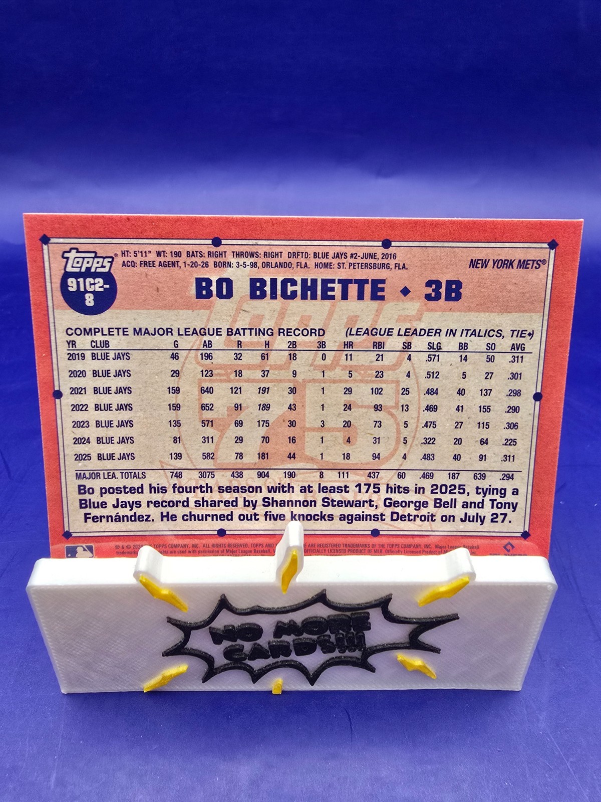 2026 Topps Series 2 Bo Bichette Silver Pack Mojo