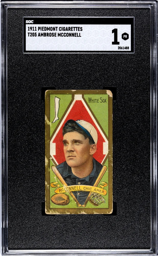 1911 Piedmont Cigarettes (T205) Ambrose McConnell SGC 1