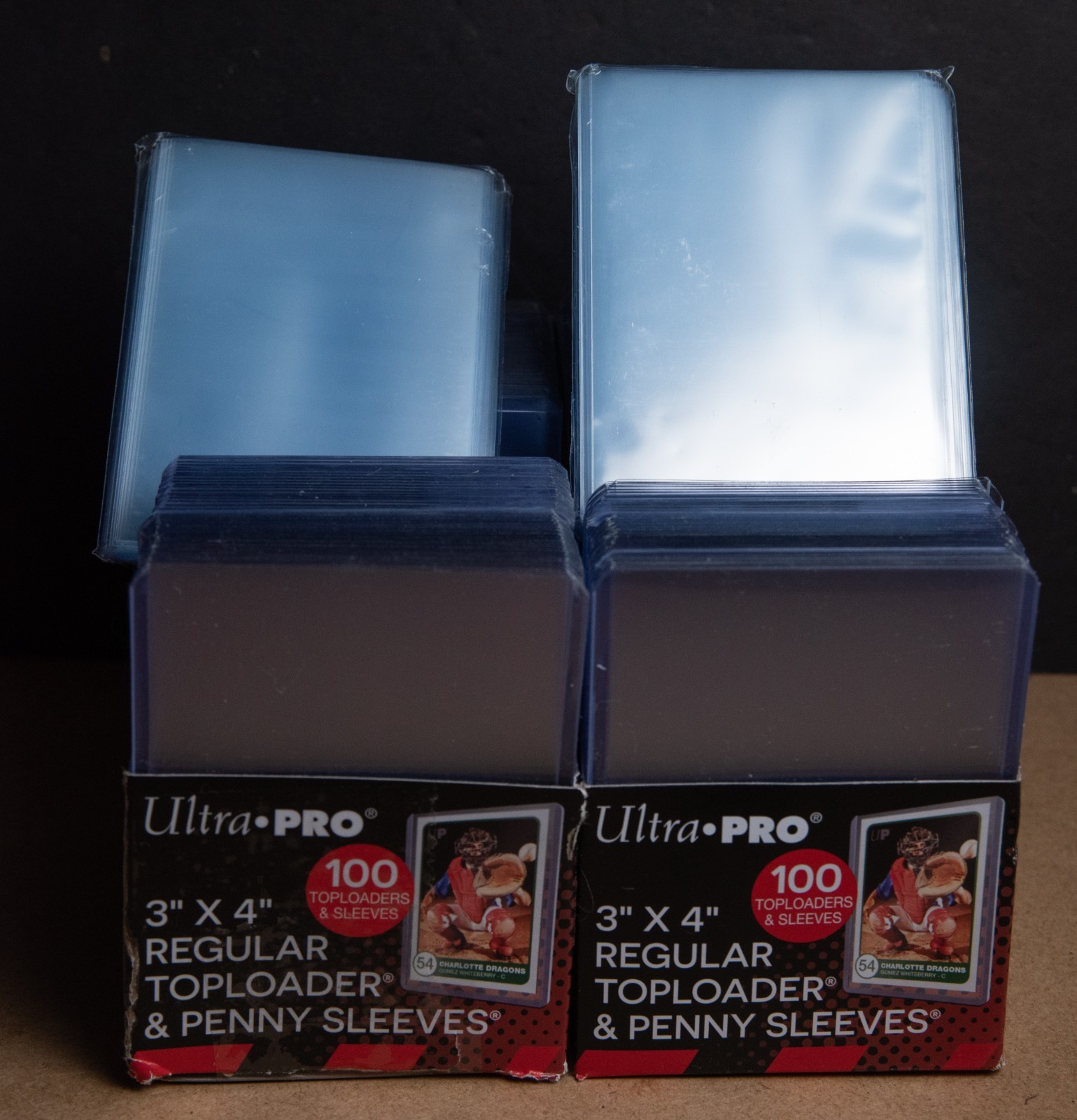 Ultra PRO 150+ Count Regular 3×4 Toploaders & Soft Protector Sleeve Card Set