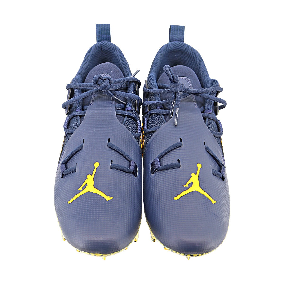 Jordan Alpha Menace Pro 3 University of Michigan Team Issued Cleat Size 10.5