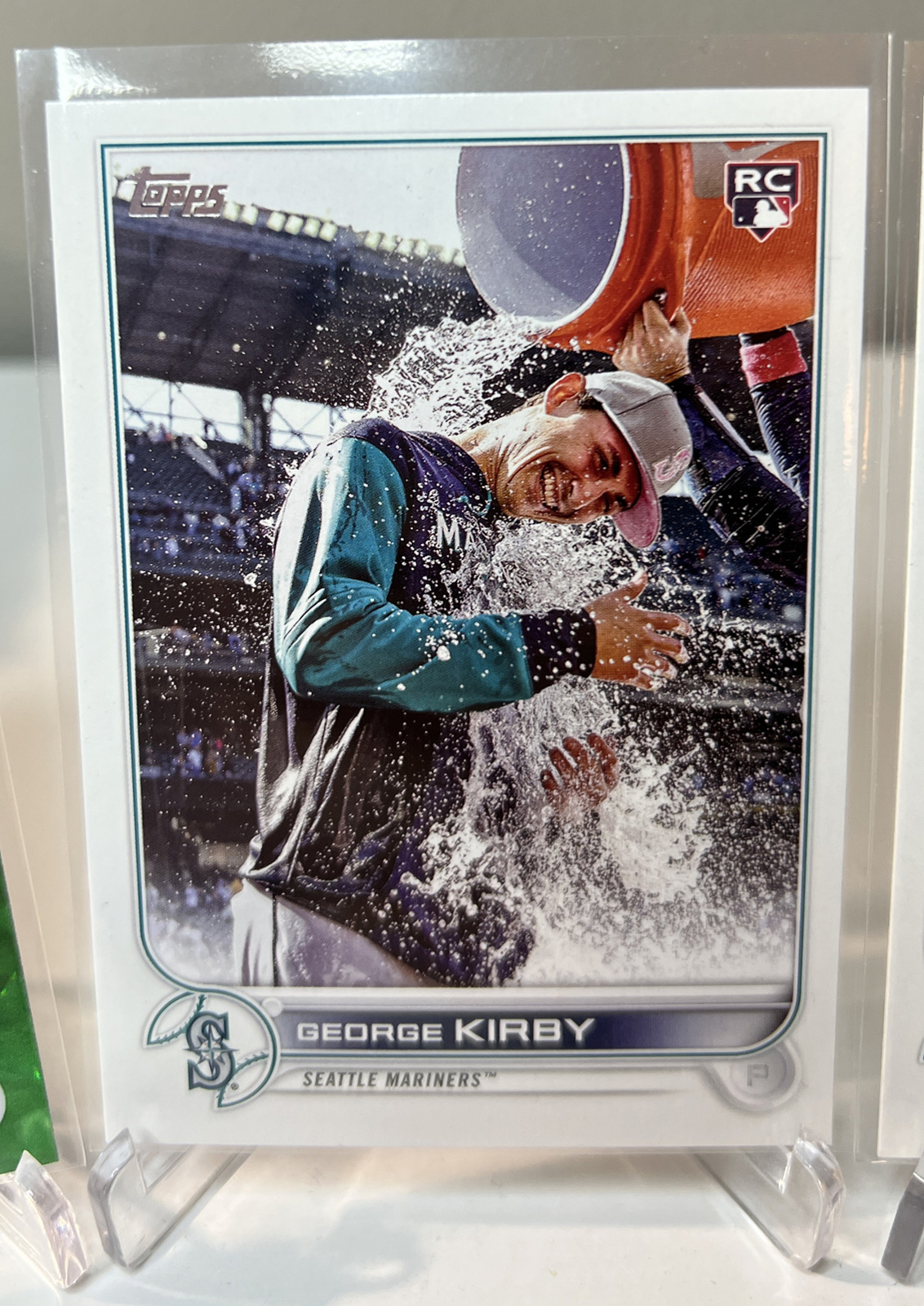 2022 Topps Update George Kirby RC #US207 Lot – SP, /499, Base RC, Rookie Debut