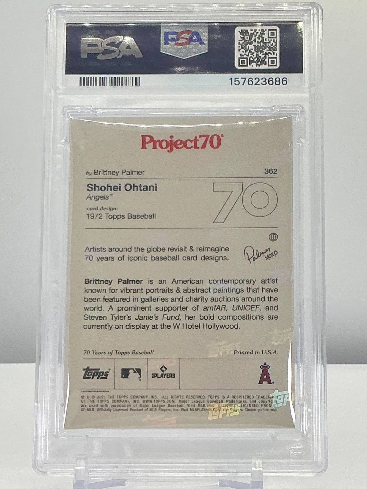 SHOHEI OHTANI 2021TOPPS PROJECT70 SHOWTIME #362 PSA10!GEMMINT!POP36!