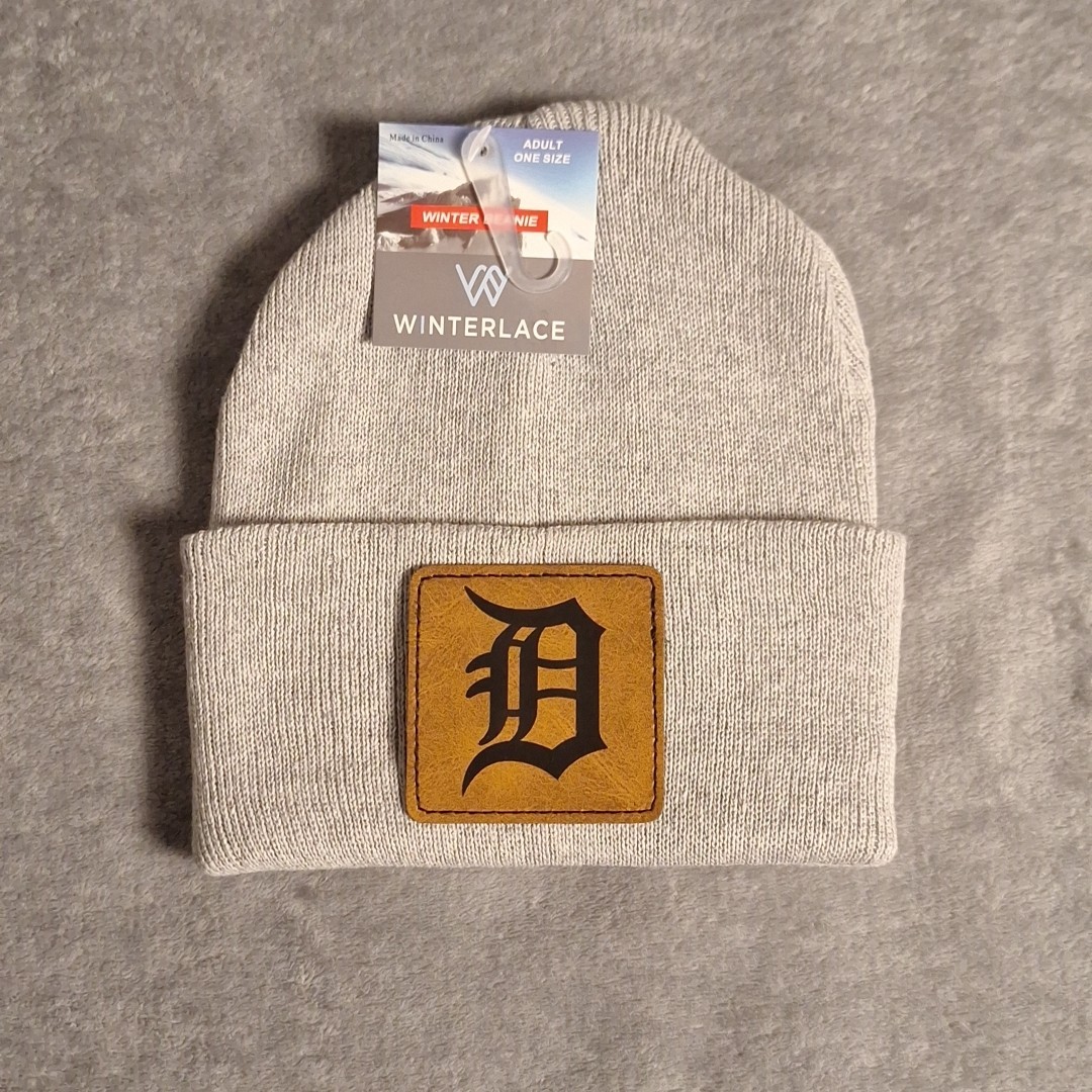 Tigers Leather Square Patch MLB (Patch Only)