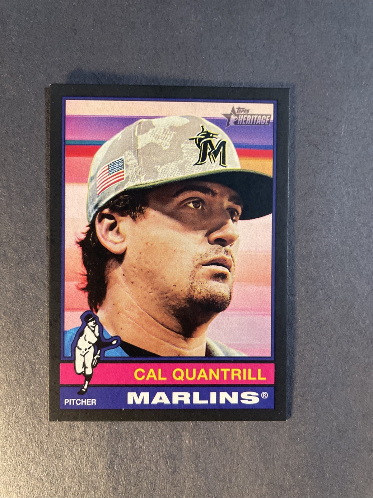2025 Topps Heritage High Number – Cal Quantrill #501 BLACK BORDER