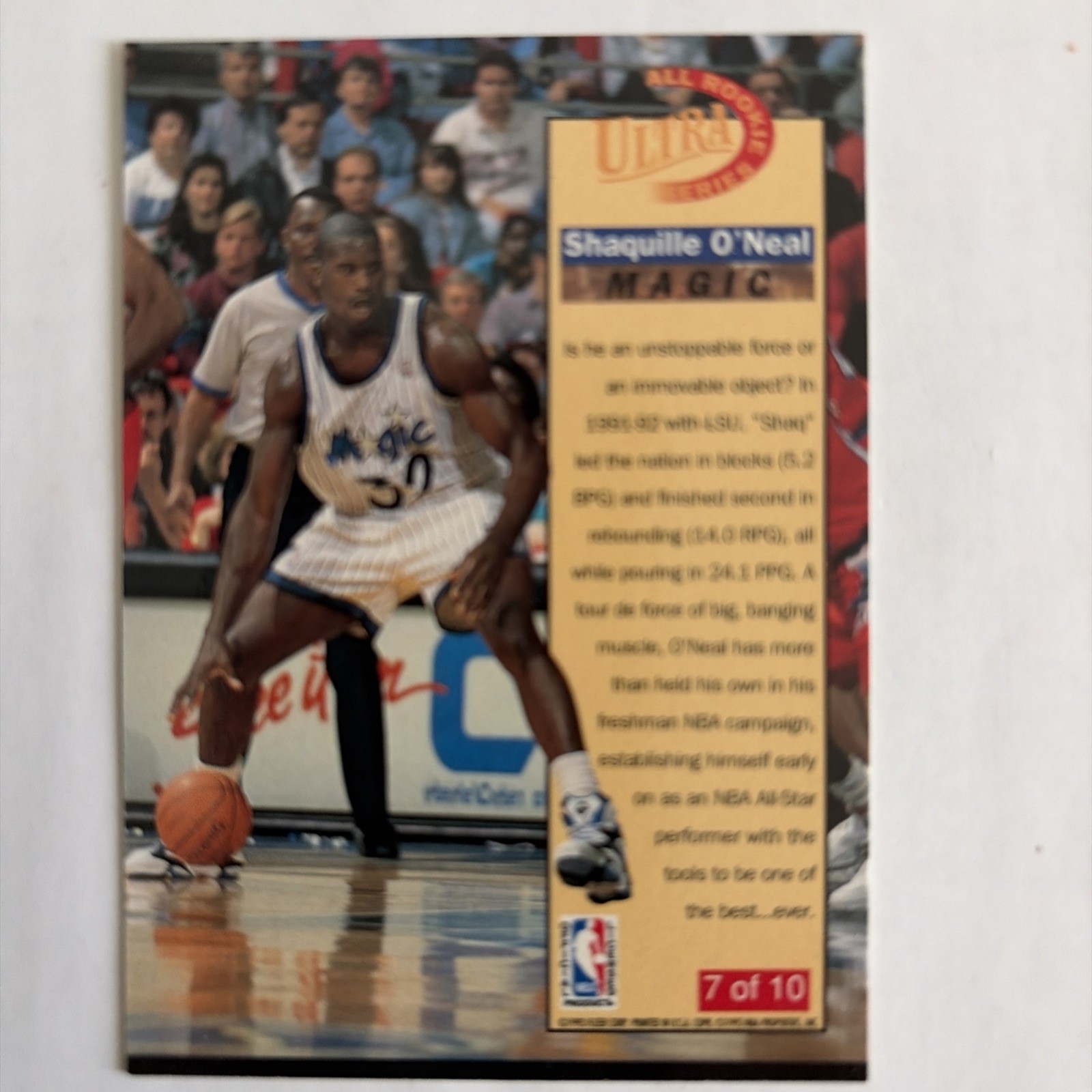 1992-93 Fleer Ultra – All Rookie Series #7 Shaquille O’Neal (RC)