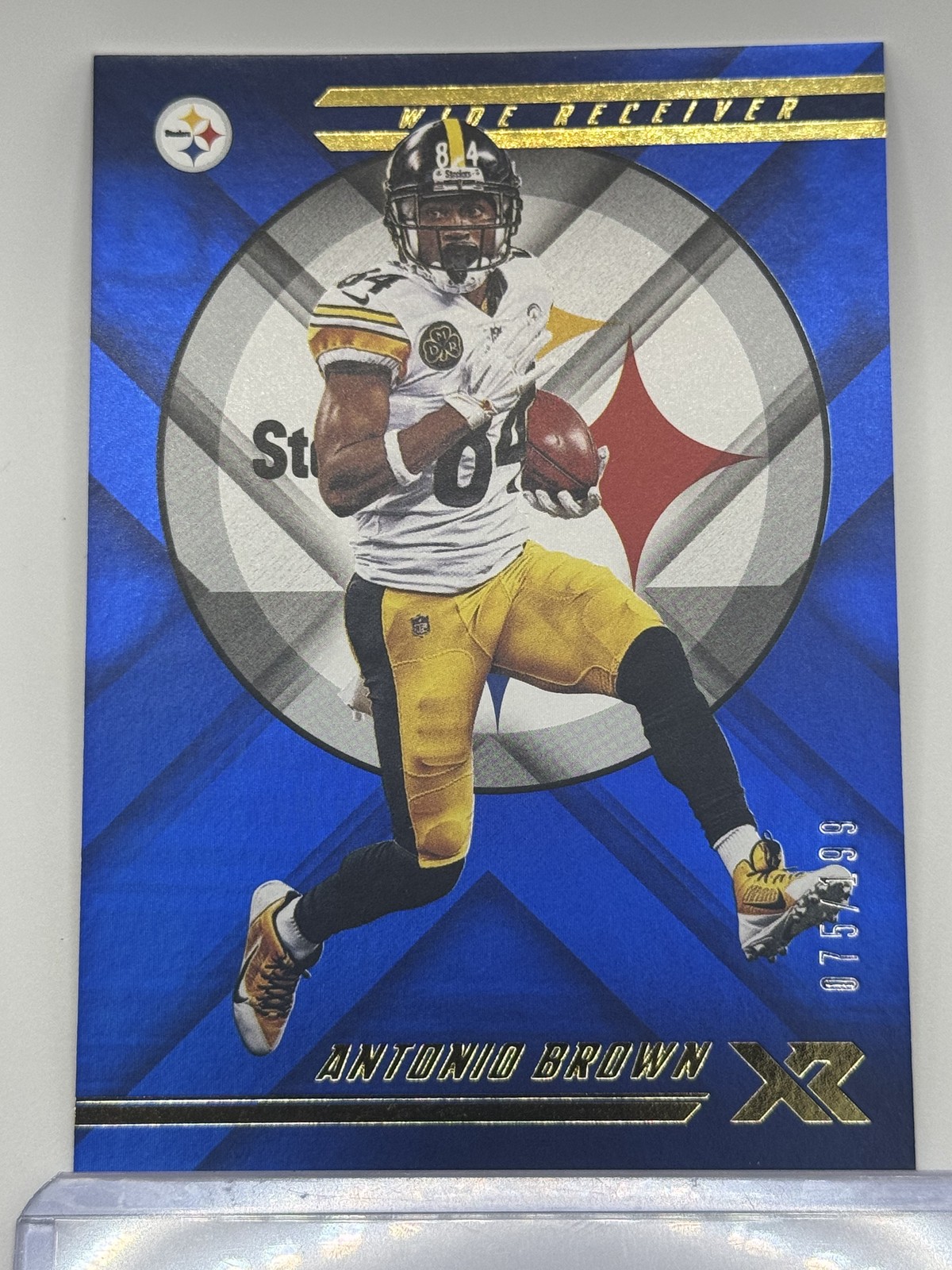 2018 Panini XR #23 Antonio Brown Blue #/199