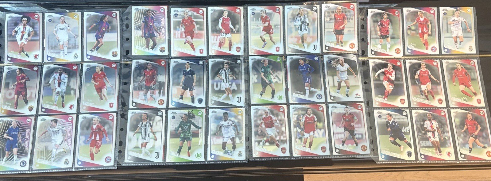 2025-26 Topps Chrome UEFA Club Competitions Complete Set with All Inserts