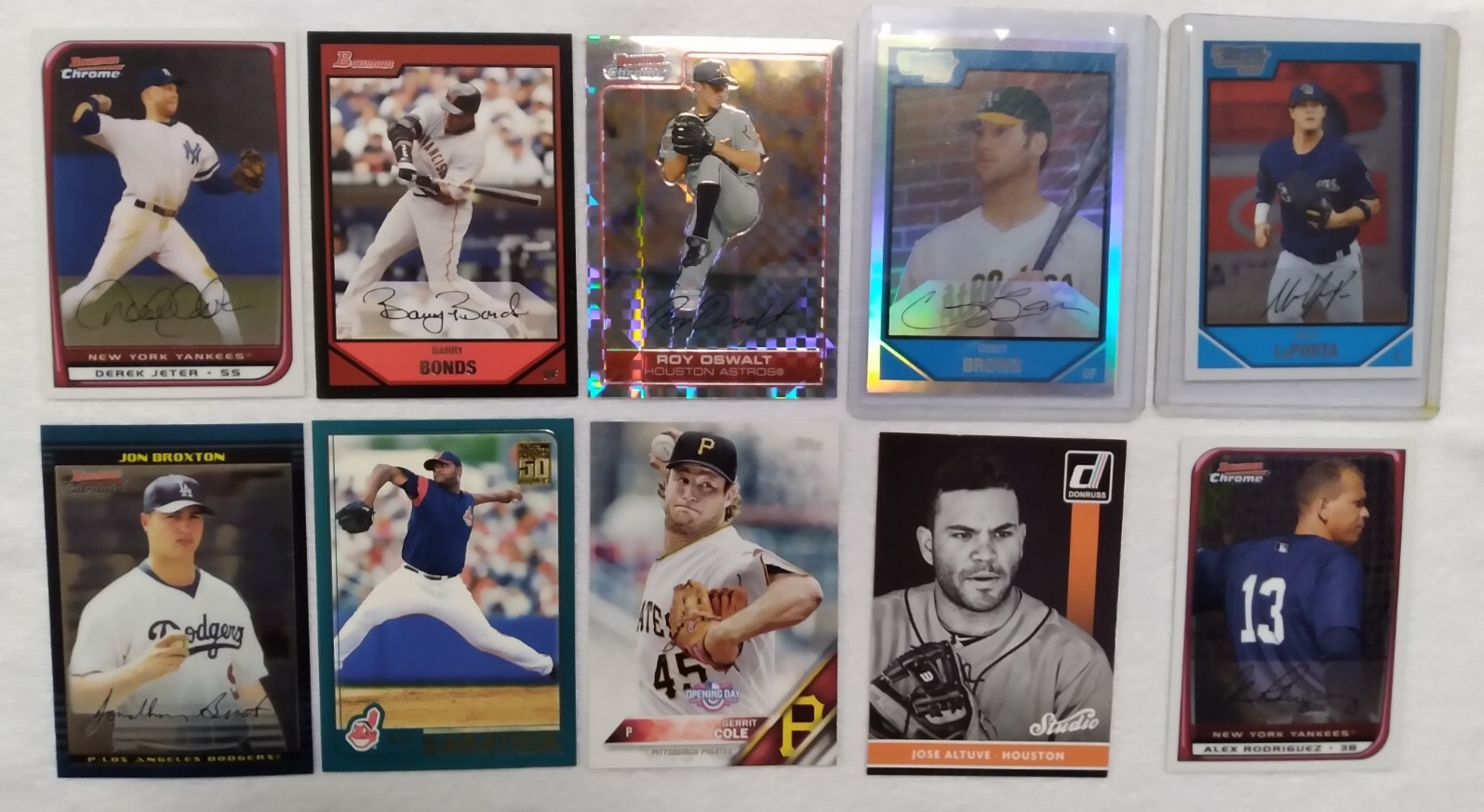 Baseball Card lot 21st Century MLB Minor Rookies/Major Star/Rookies 1000 cards