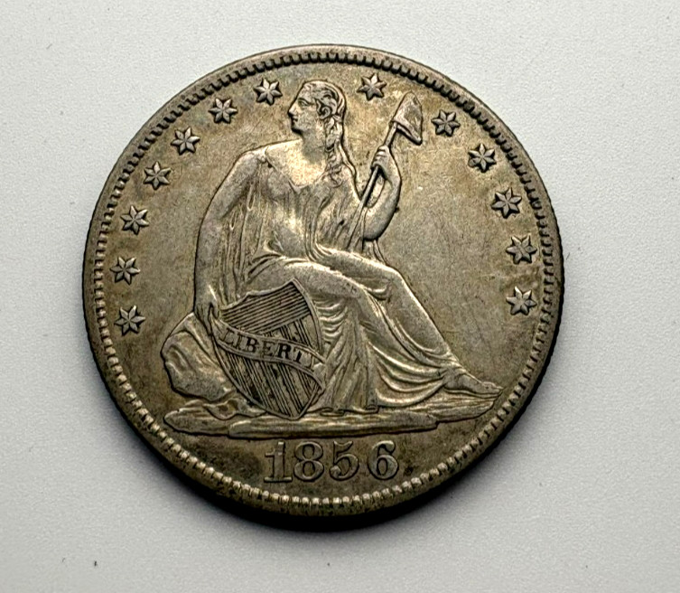 Lot of 5 Seated Liberty Half DoIlars 1854-1859 United States