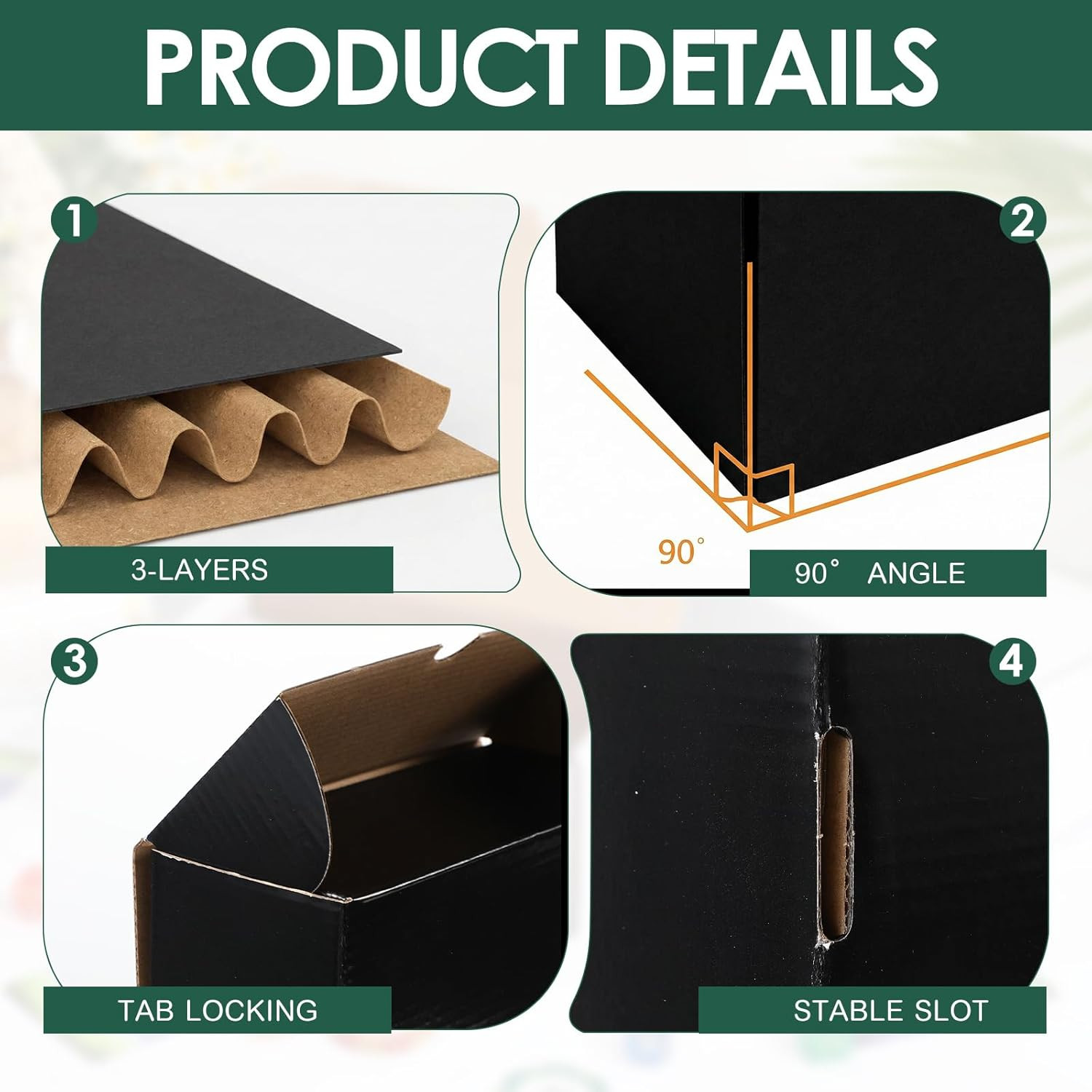 40 Pcs 400 Count Trading Card Storage Box Cardboard Baseball Card Storage Box Co