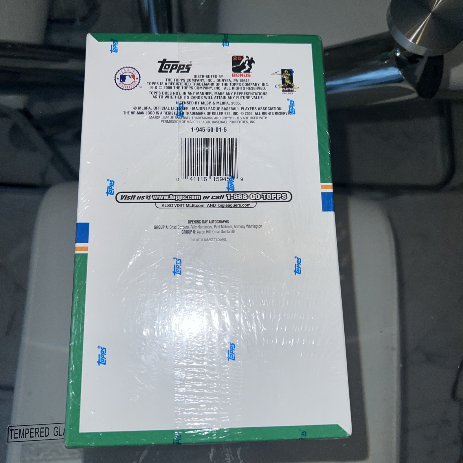 2005 Topps Opening Day Baseball Factory Sealed Box 36 Packs 6 Cards Per Box