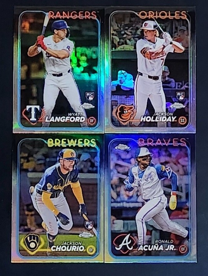 2024 Topps Chrome REFRACTORS with Rookies You Pick