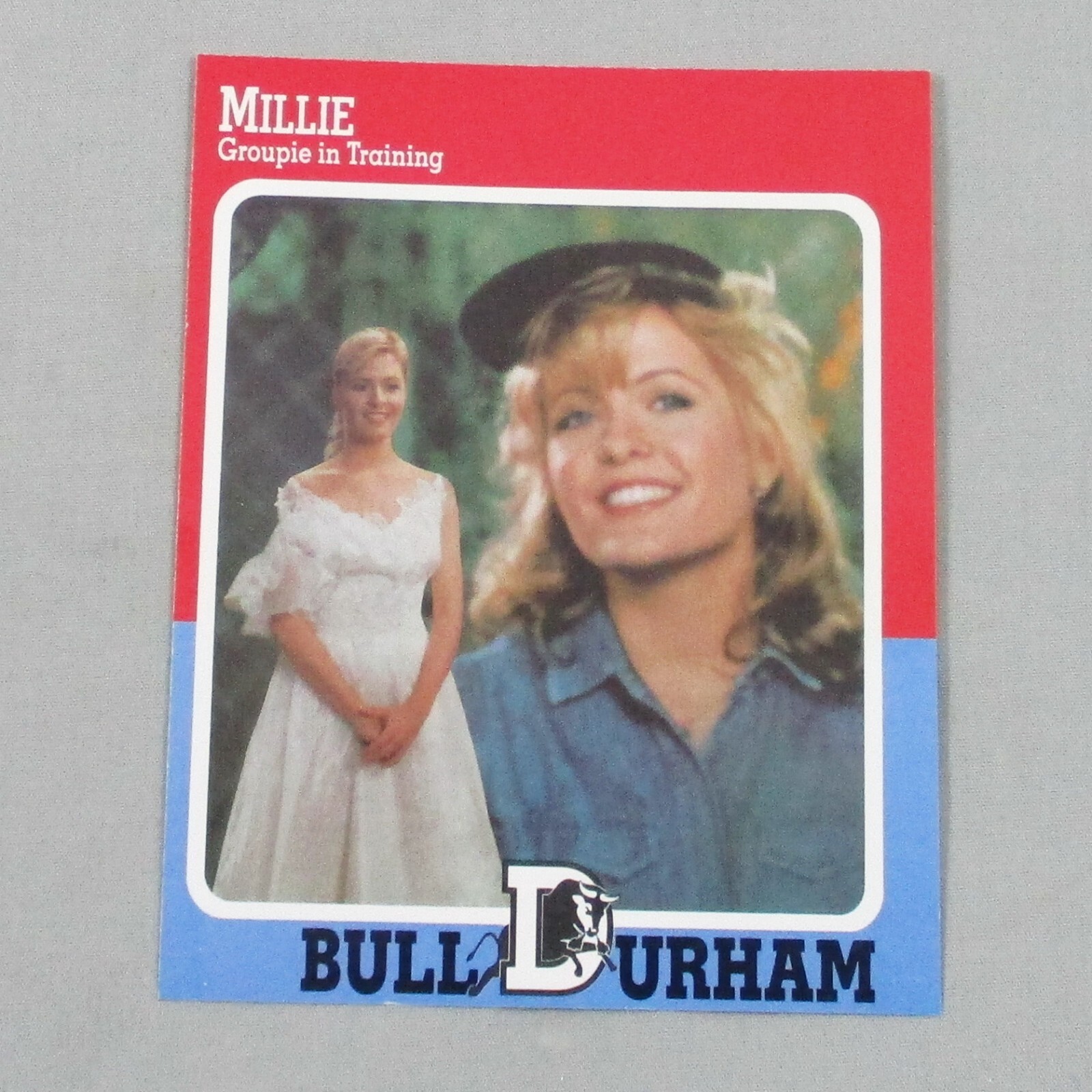 1988 ORION PICTURE BULL DURHAM MOVIE BASEBALL CARD JENNY ROBERTSON AS MILLIE
