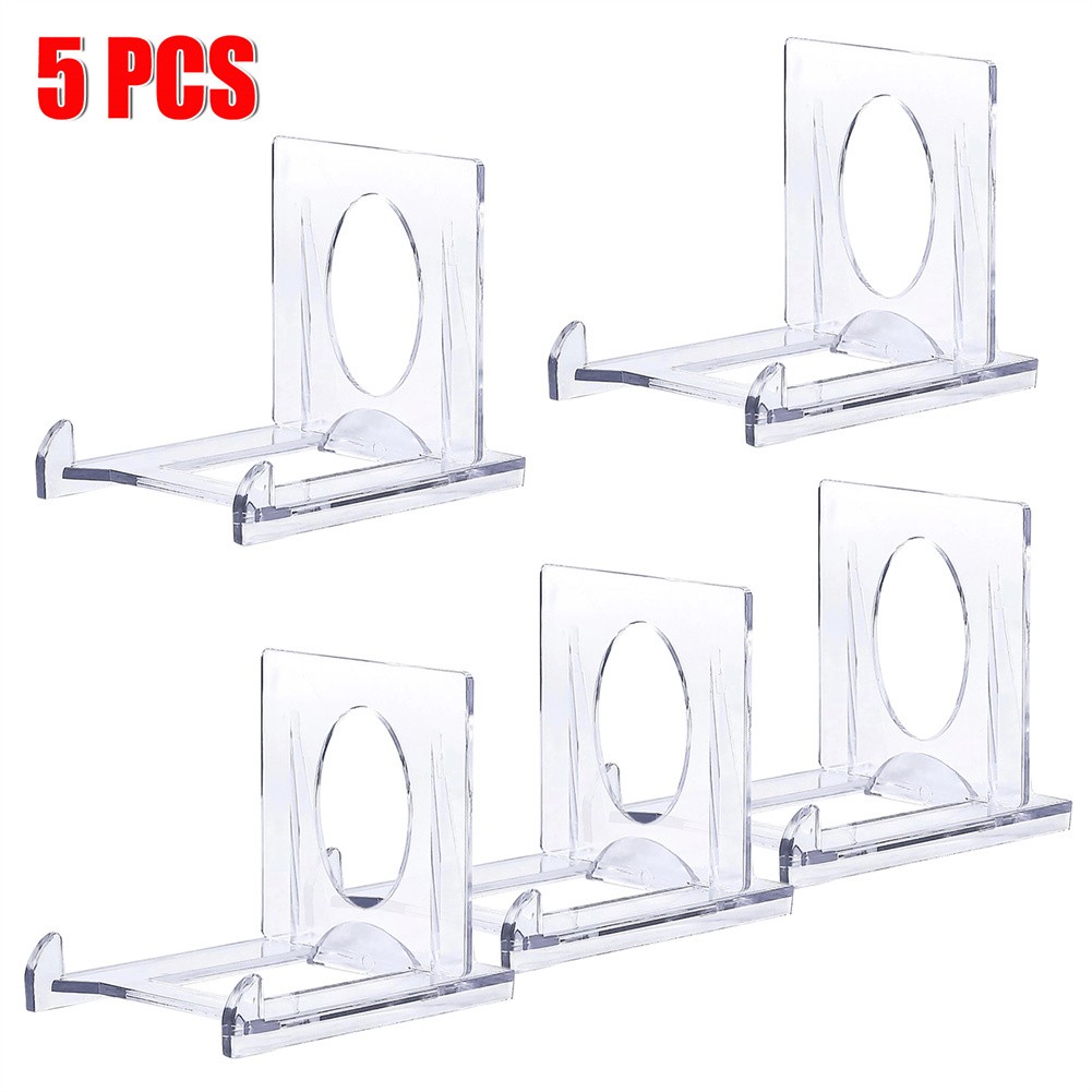Adjustable Acrylic Stands Display Rack for Photos Crafts Office Desktop Storage