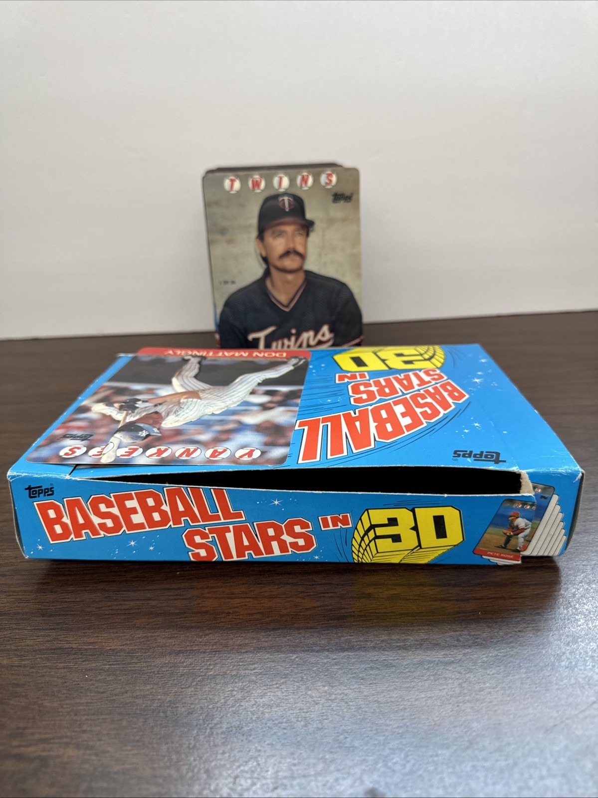 1986 Topps 3D 3-D Baseball Stars Complete Set 1-30 With Original Box