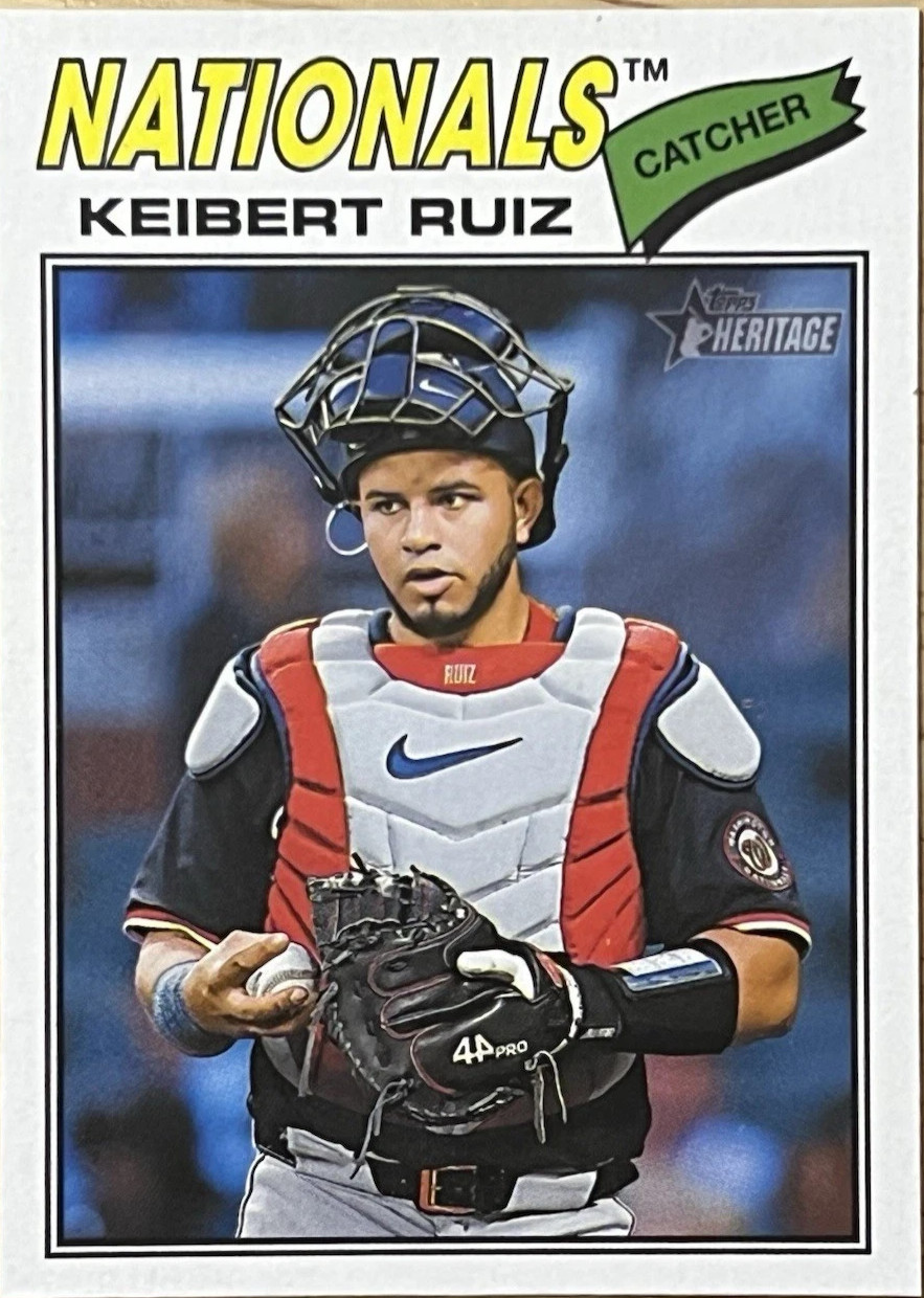 2026 Topps Heritage “SP Base” Keibert Ruiz #201