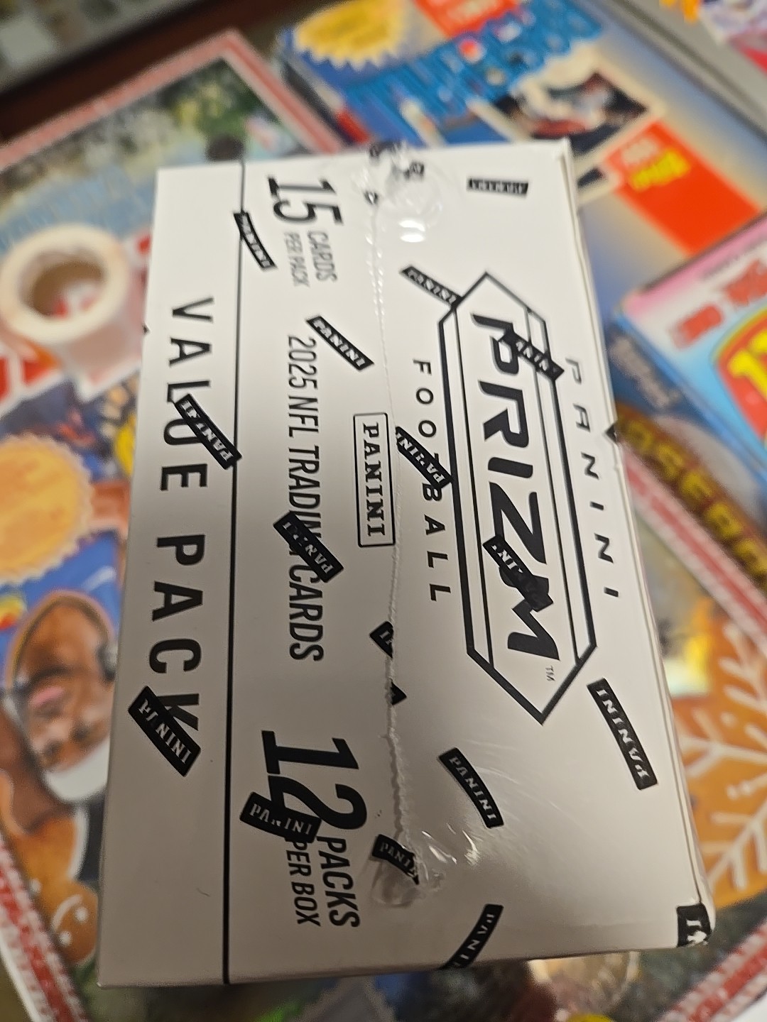2025 Panini Prizm Football NFL Factory Sealed 12 Pack Fat Value Pack Box