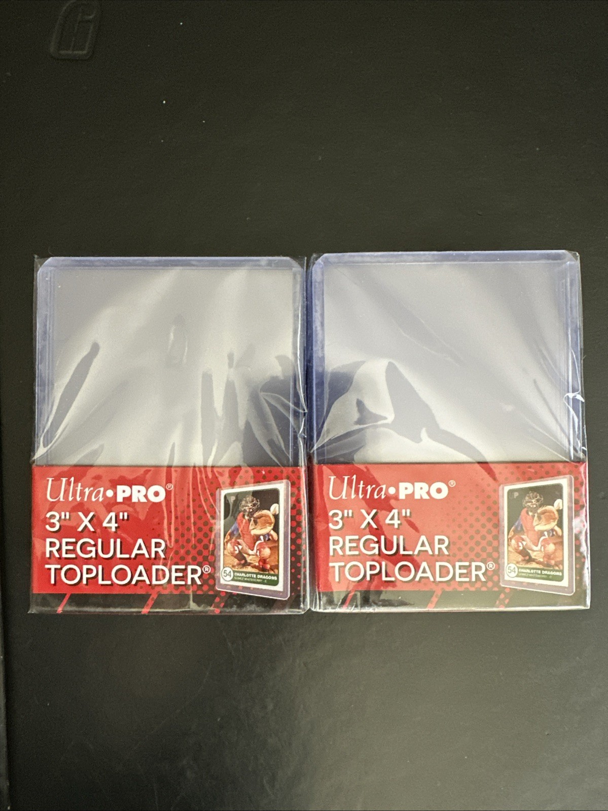 50 Ultra Pro 3×4 Regular Toploaders Top Loader #81222 Rigid Clear New Free Ship